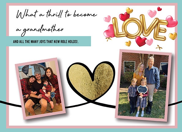 What a thrill to become a grandmother.